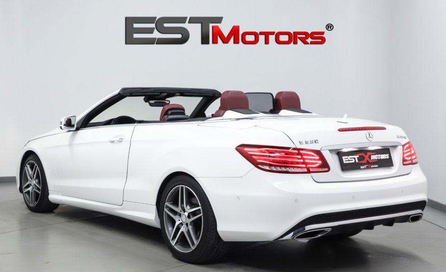 2014 MODEL İÇİ KIRMIZI BAKIMLI E 250 CABRİO AMG