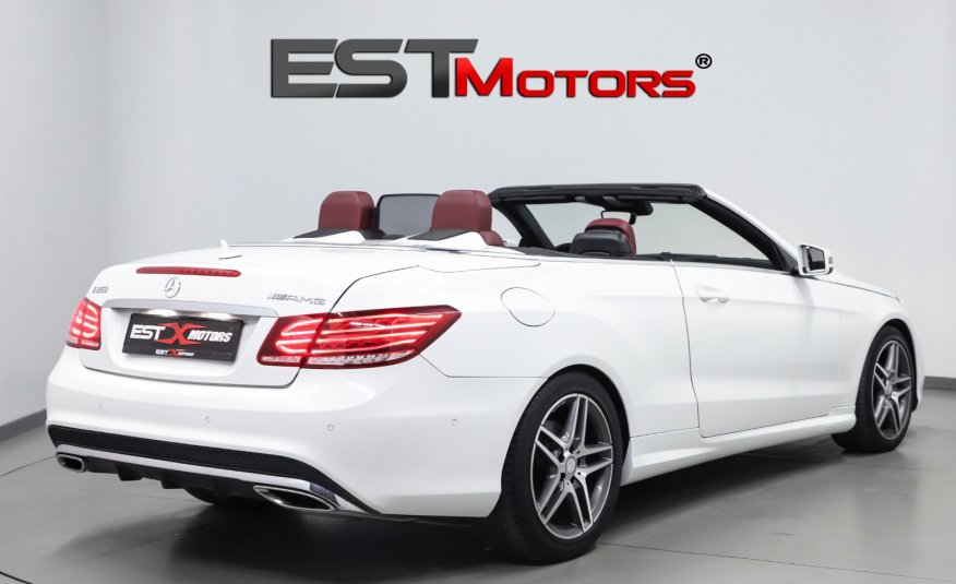 2014 MODEL İÇİ KIRMIZI BAKIMLI E 250 CABRİO AMG